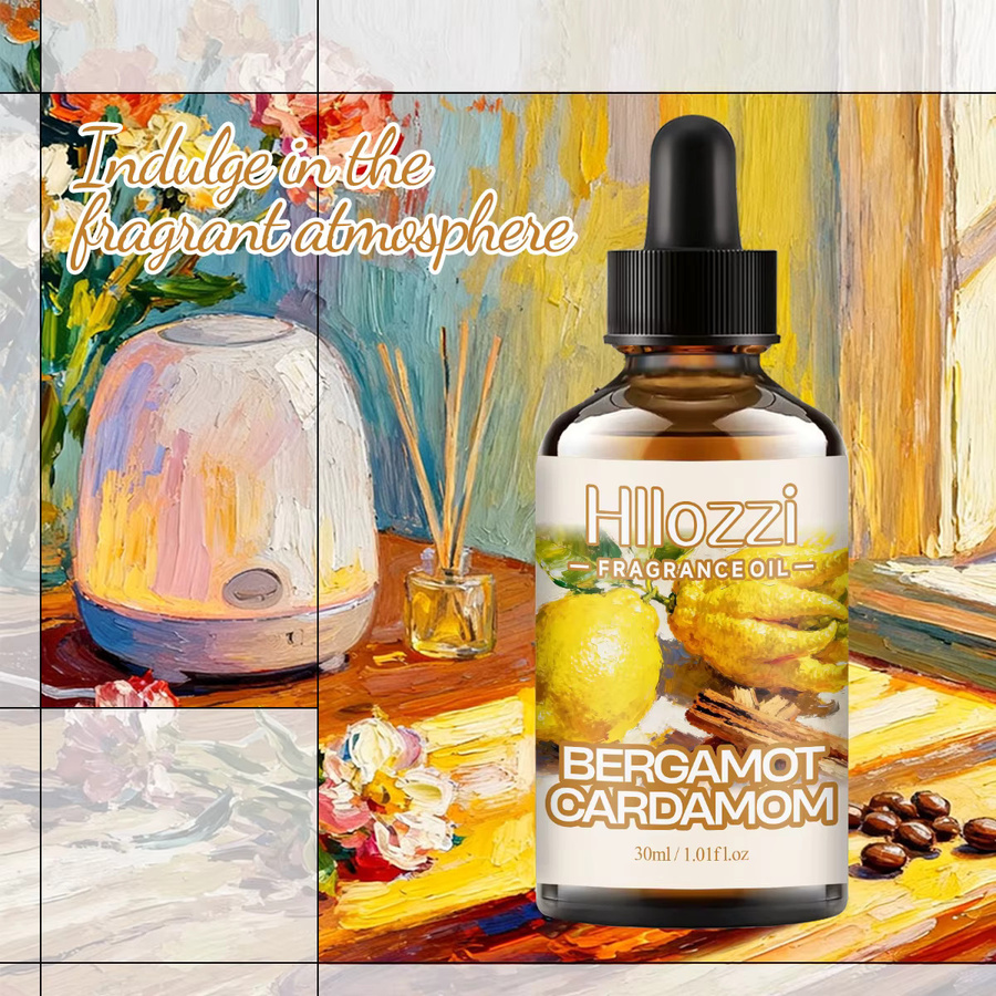 Hllozzi Bergamot-Kardamom Duftöl, Unisex, transparent - Bild 2