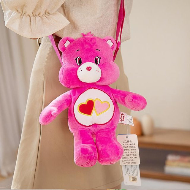 Linyi toy Plüschtier Bär, rot, 30cm - Bild 1