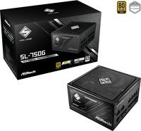 ASRock Steel Legend SL-750G PC-Netzteil, 750W, 80 Plus Gold, Schwarz - Bild 1