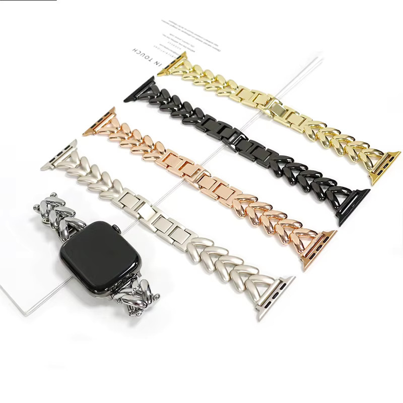 Armband für Apple Watch, Edelstahl, Silber, Damen - Bild 2
