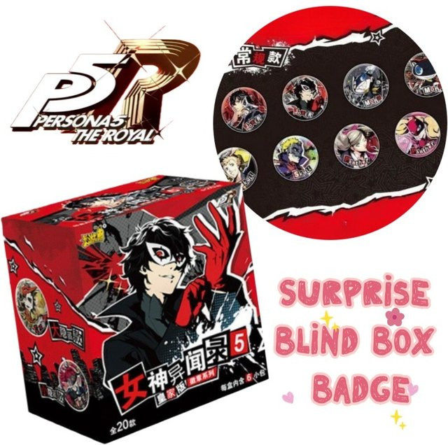 Sega Persona 5 Ren Amamiya Ryuji Sakamoto Abzeichen, Blindbox, Mehrfarbig - Bild 1