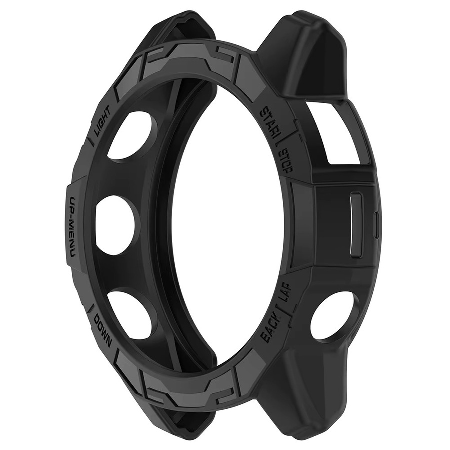 ZNDUKLOO Schutzhülle für Garmin Fenix 7 Serie Fenix 7S 7 7X Pro, TPU Halbcover ausgehöhlt, transparent - Bild 5