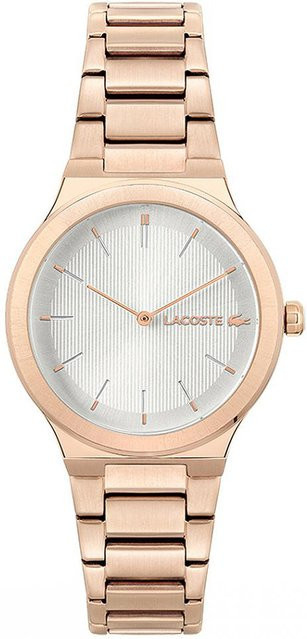 Lacoste Damenuhr, Analoguhr, Quarz, Edelstahl, Silber, 34 mm, 3 ATM - Bild 1