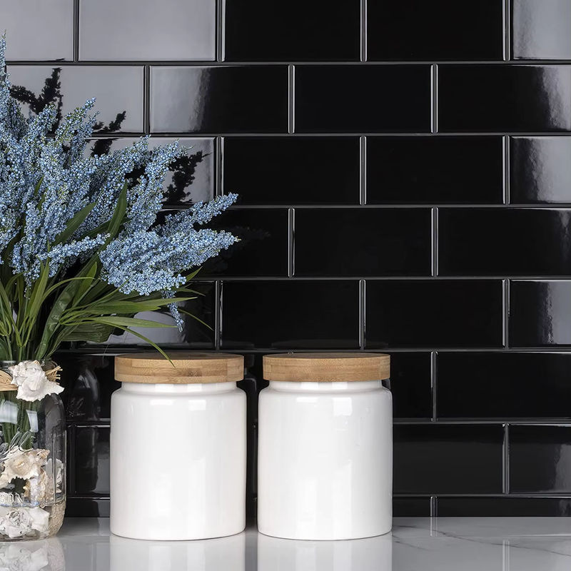 10 Stück Vividtiles 3D Ziegel Wandaufkleber aus Vinyl, wasserdicht und hitzebeständig für Küche und Backsplash - Bild 2