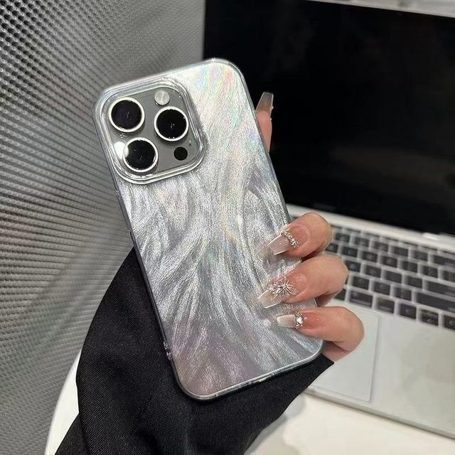 Seashell Ocean Turtle Handyhülle für Apple iPhone 17 Pro Max, 16, 15, 14, 13, 12, 11 Pro Max, 17 Air, 16E, 15 Plus, 14 Plus, 13 Plus, 12 Plus, Mini in Silber - Bild 1