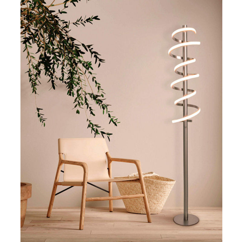 Näve LED-Stehleuchte Belleza in Silber, dimmbar - Bild 2