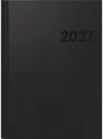 BRUNNEN Buchkalender 781 für 2027 in A4 mit Hardcover, Wochen- und Monatsübersicht, Schwarz-Weiß - Bild 1