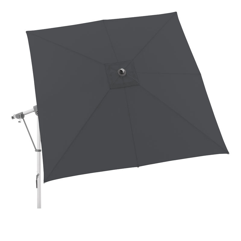 Doppler Ampelschirm Expert in Anthrazit mit Polyesterbespannung und Aluminiumgestell, B/T: 300 x 300 cm - Bild 5