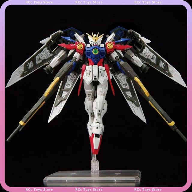 Bandai Gundam Wing Zero Stil Montierter Mecha-Bausatz, 1/144 Maßstab, Plastik-Actionfigur - Bild 1