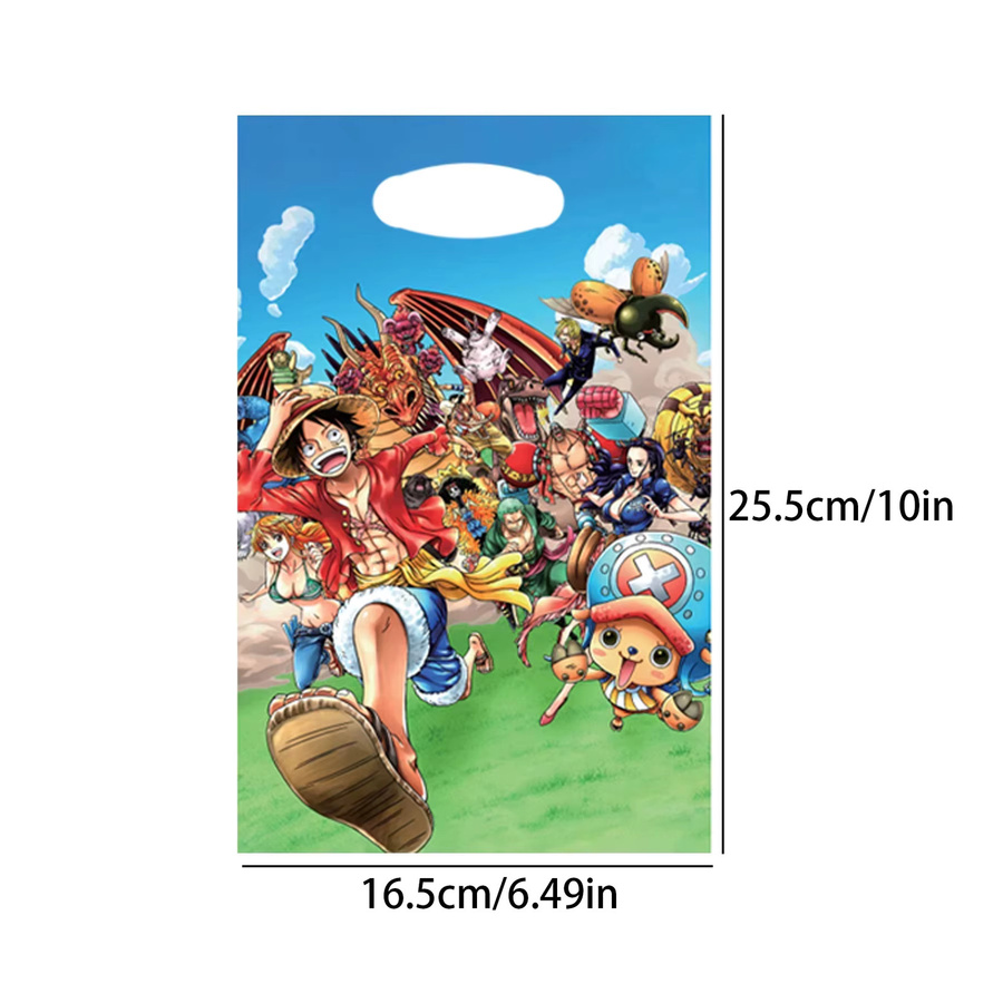 One Piece Anime Goodie Bags Wasserdichte Geschenktüten für Geburtstagsparty von Bandai in Mehrfarbig - Bild 2