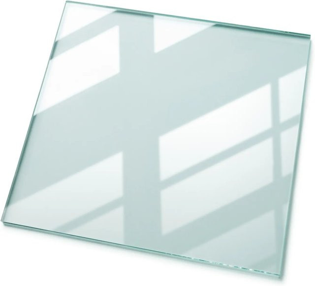 Tulup Tischplatte aus Klarglas, quadratisch, transparent, B/T: 60 x 60 cm - Bild 1