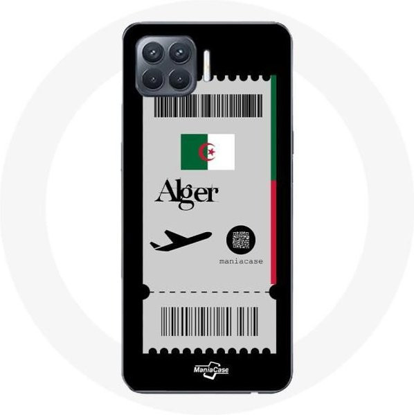 Handyhülle für Oppo A93 mit Flugticket Algerien Design in Multicolour - Bild 1