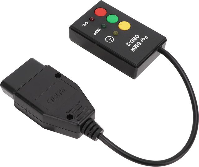 Igeteck OBD2 Reset Werkzeug für Ölserviceleuchte mit 16PIN und 3 Tasten, Ersatz für Land Rover, Schwarz - Bild 1