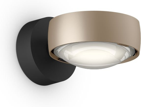 Occhio Sento E verticale up LED-Wandleuchte in Gold matt und Schwarz matt mit warmweißem Licht (2700K) - Bild 1