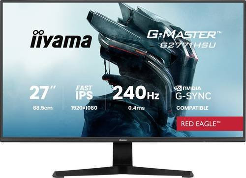 Iiyama G-Master G2771HSU-B1 Red Eagle Gaming-Monitor, 27 Zoll, Full HD IPS, 240 Hz, Schwarz - Bild 1