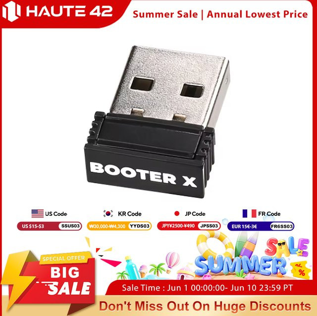 Haute42 BOOTER X Gaming-Konverter für Xbox One, Xbox Series S/X und PC als Hitbox-Controller-Adapter für Street Fighter 6 und HautePad - Bild 1