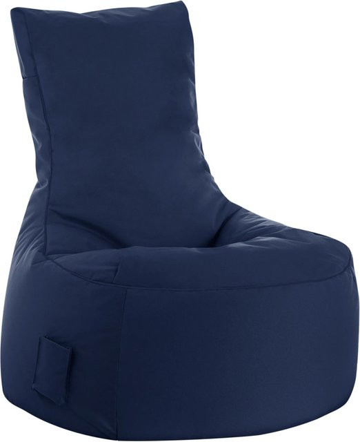 Sitting Point Sessel Swing Scuba 300 Sitzsack aus Polyester in Jeansblau, B: 65 cm, T: 90 cm, H: 95 cm - Bild 1