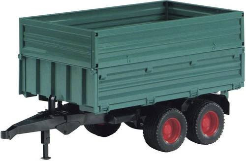 Bruder Tandemachs-Transportanhänger Landwirtschafts Modell Fertigmodell - Bild 1