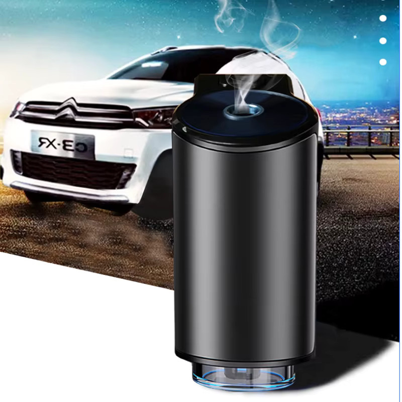 YESPLEASE Elektrischer Auto Lufterfrischer mit Aroma Diffusor für Ätherische Öle in Schwarz - Bild 2