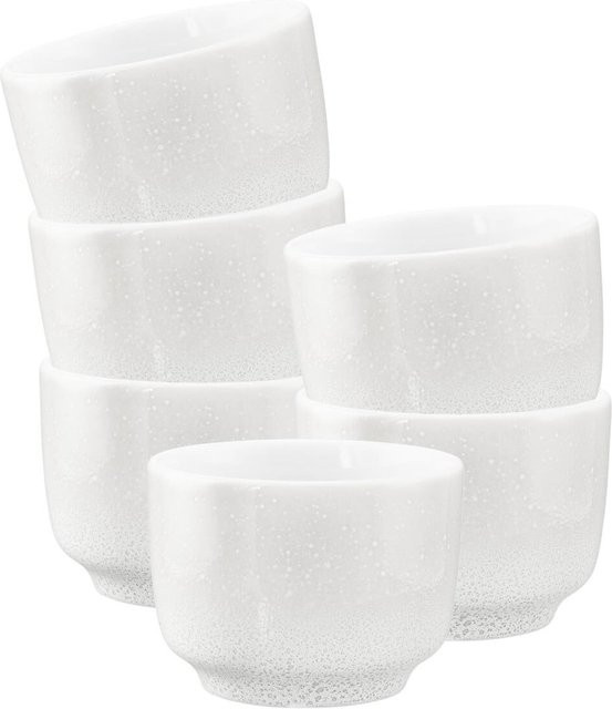 Seltmann Weiden Kaffeetasse Sento Home ohne Henkel, Weiß, Porzellan, 210 ml - Bild 1