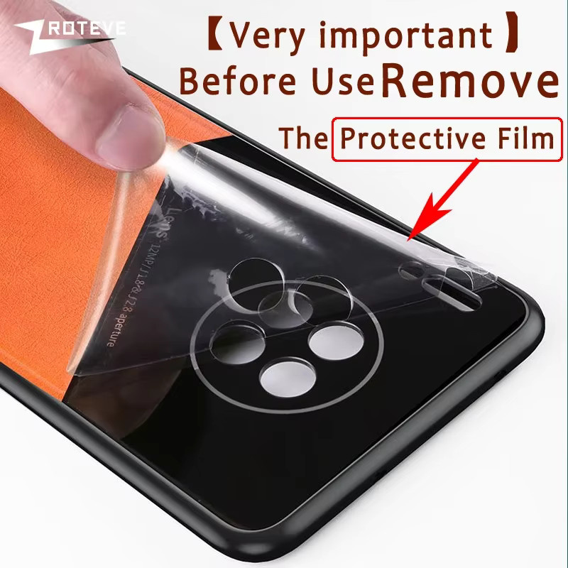 ZROTEVE Soft-Frame Handyhülle mit Leder-Textur für Honor 200 Pro, Honor 400 Pro und Honor 400 Lite in Schwarz - Bild 4