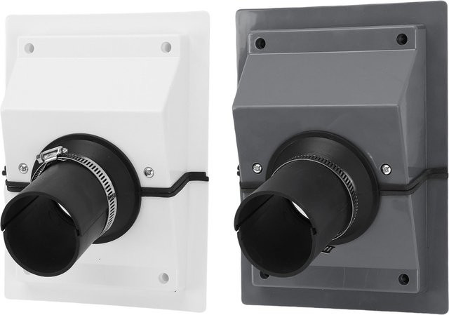 Fdit HVAC Wandpenetrationslinien-Set mit weicher Dichtung für Klimaanlagen in Weiß - Bild 1
