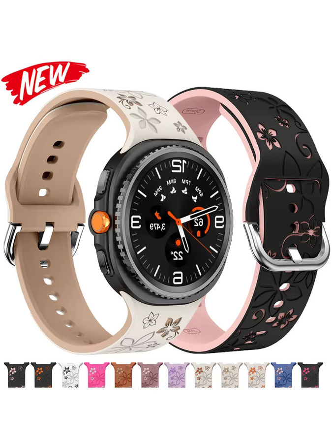 Geekthink Uhrenarmband Silikon, Schwarz, Unisex - Bild 5