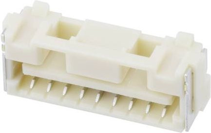 Molex Einbau-Stiftleiste Standard, 9 Pol, Weiß, Rastermaß: 1.25 mm - Bild 1