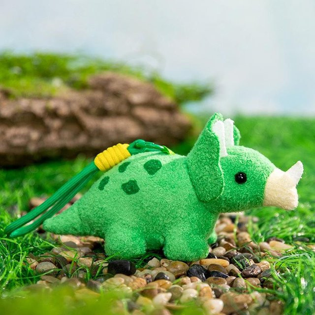 Yiran toy Duftender Dinosaurier Plüsch Schlüsselanhänger, Grün, ab 3 Jahre - Bild 1