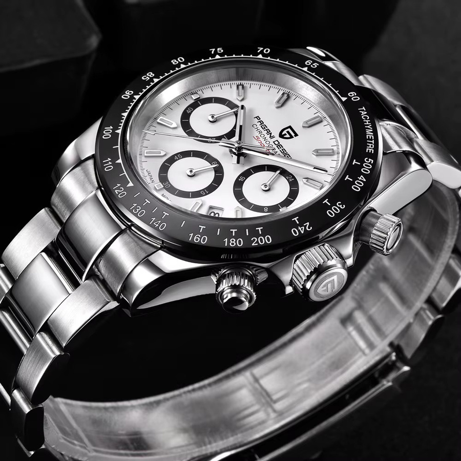 Pagani Design Chronograph, Quarz, Edelstahl, Saphirglas, Herren - Bild 4