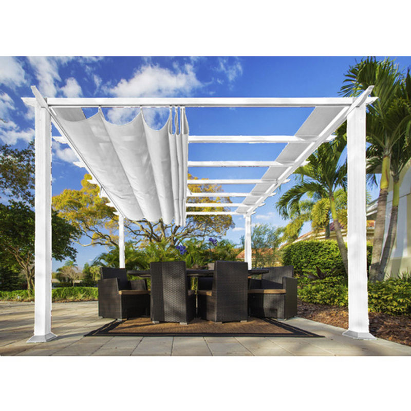 Paragon Aluminium Pergola Florida Pavillon in Weiß B/T: 350 x 350 cm - Bild 3