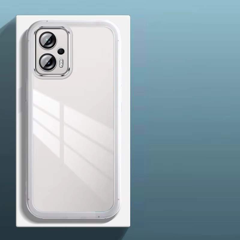 Stoßfeste Silikon Schutzhülle für Xiaomi Poco F5 und Poco X4 GT in Transparent - Bild 2