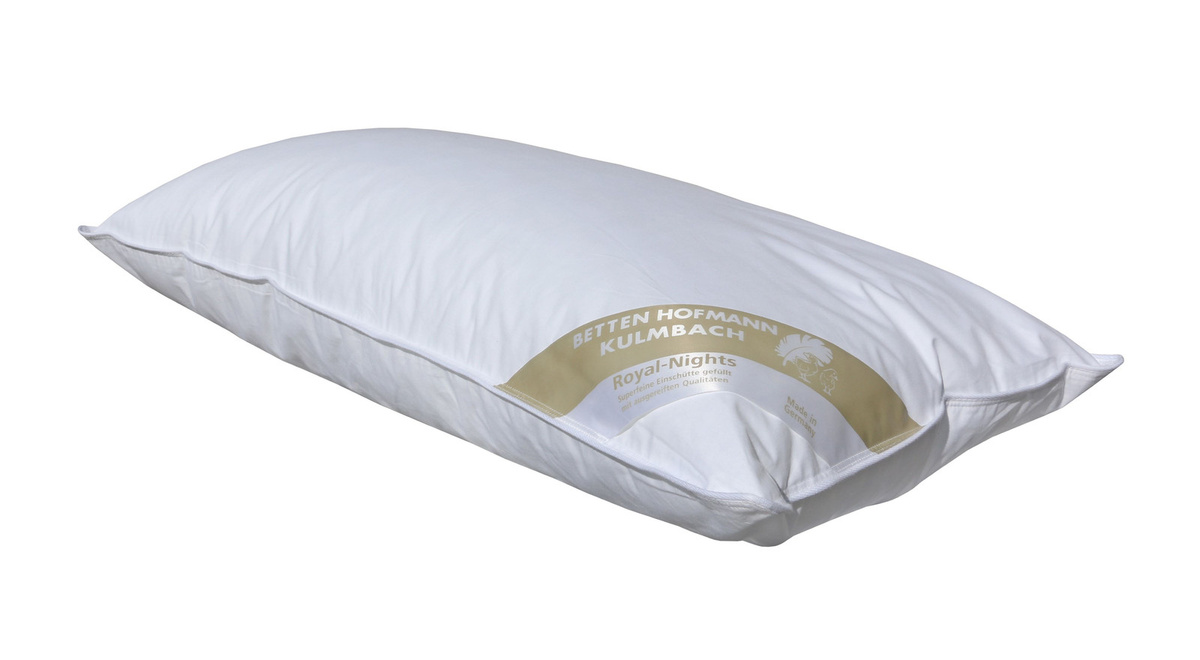 Betten Hofmann Basic Allergiker Kopfkissen aus Mikrofaser in Weiß, B/H: 40 x 80 cm - Bild 1
