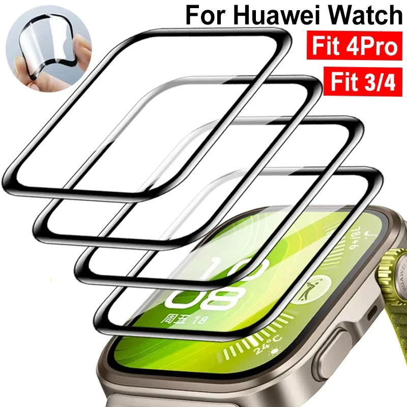 Huawei Displayschutzfolie, 9D gebogene Folie, transparent, Smartwatch-Zubehör - Bild 3