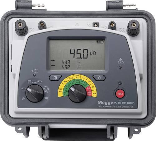 Megger DLRO10HD + DH4C Ohmmeter in Grau - Bild 1