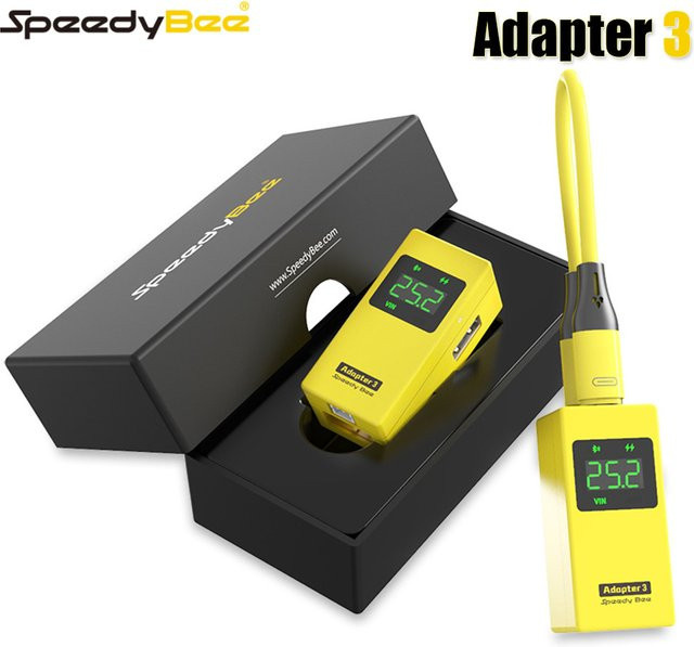 SpeedyBee Adapter 3 WiFi und Bluetooth Adapter für Blackbox Analyzer, Firmware Flasher und Spannungsprüfer in Schwarz - Bild 1