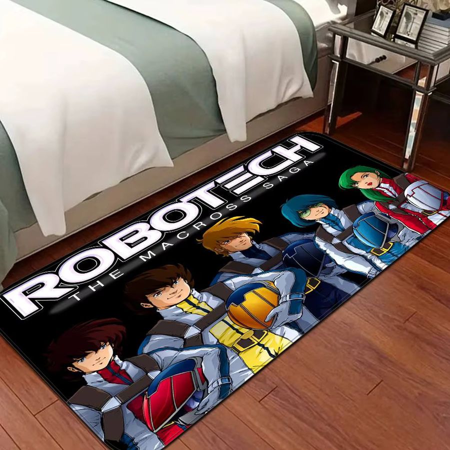 Potdemiel Cartoon R-Robotech Bodenmatte, rutschfeste Dekomatte in Multicolor für Wohnzimmer, Wäscheküche oder Kinderzimmer - Bild 6
