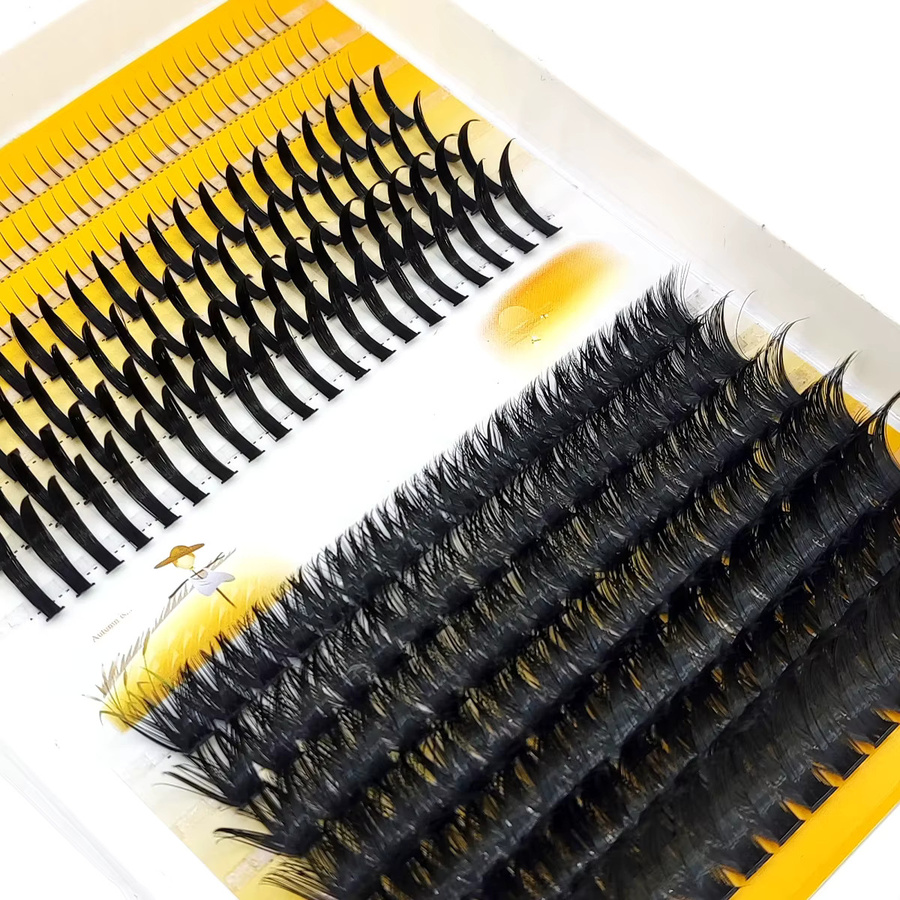 AMSDCN Künstliche Wimpern, Black, Unisex - Bild 3