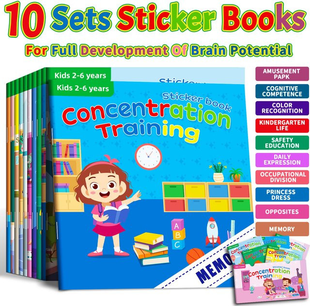 nbyinto Stickerbuch-Set, Tiere, ab 0 Jahre - Bild 1
