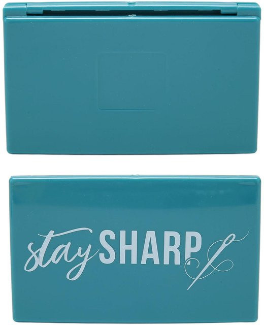 Magnetisches Nadel Etui von GoolRC in Dunkelgrün und Blau aus Kunststoff zur sicheren Aufbewahrung von Sticknadeln - Bild 1