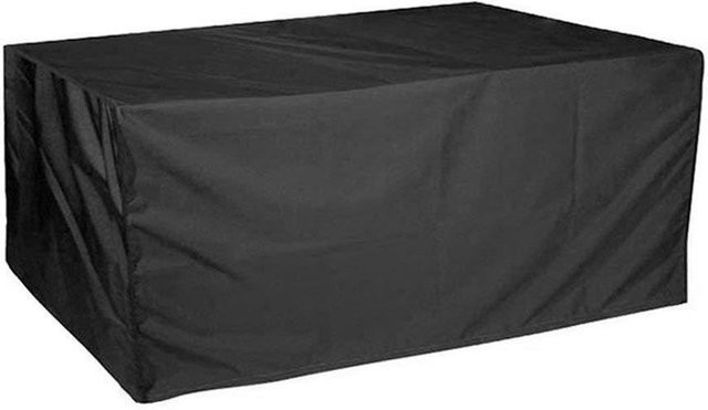 OutsideWorld Terrassenmöbelabdeckung Typ 6 aus Polyester, Wasserdicht und Staubschutz, Schwarz - Bild 1