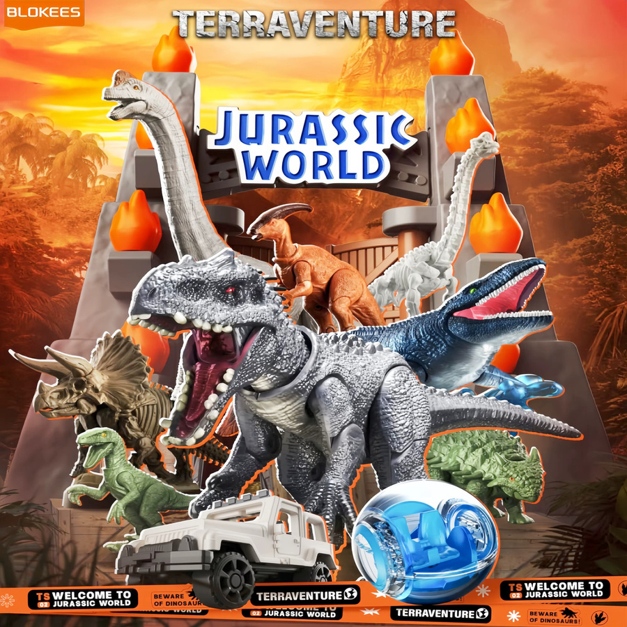 Blokees Jurassic World Natural Dragon T-Rex Blind Box, Bausteine - Bild 3