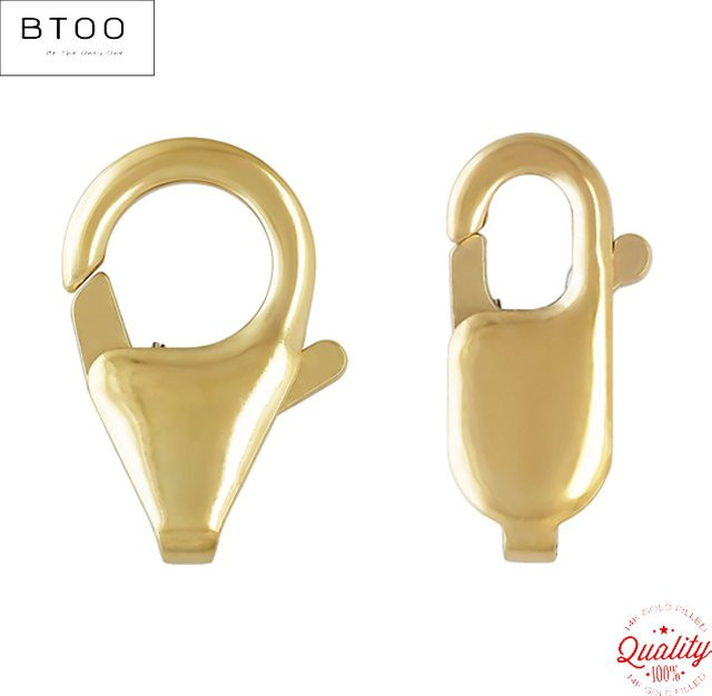 BTOO Karabinerverschluss Oval, Goldfilled, Unisex - Bild 1