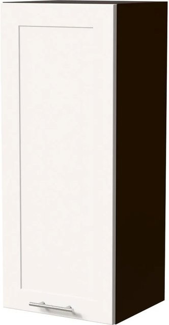 Feldmann-Wohnen Hängeschrank Oslo W4 Lava Weiß Matt B: 40 cm, T: 32,5 cm, H: 96 cm - Bild 1