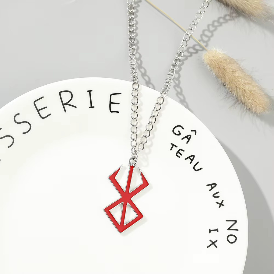 TAKARA TOMY Anhänger-Halskette, Edelstahl, Silber, Unisex - Bild 2