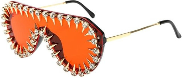Cornbread Sonnenbrille, Vollrand, Round, Metall, orange, Unisex - Bild 1