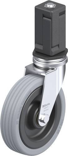 Blickle LRA-VPA 100K-EV05 Lenkrolle in Grau und Schwarz mit 100 mm Rad-Durchmesser und einer Tragfähigkeit von maximal 70 kg - Bild 1