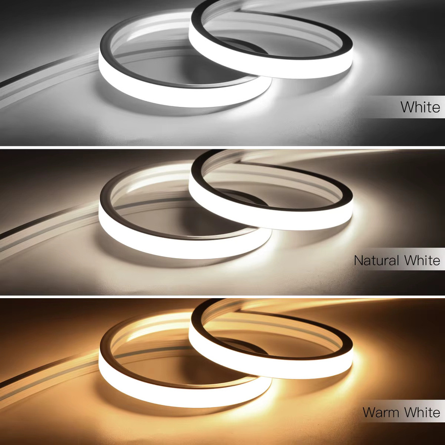 Lcamaw Zigbee COB LED Streifen, Tuya Smart USB Neon Lichtstreifen, wasserdicht und dimmbar, Farbe: Weiß - Bild 3