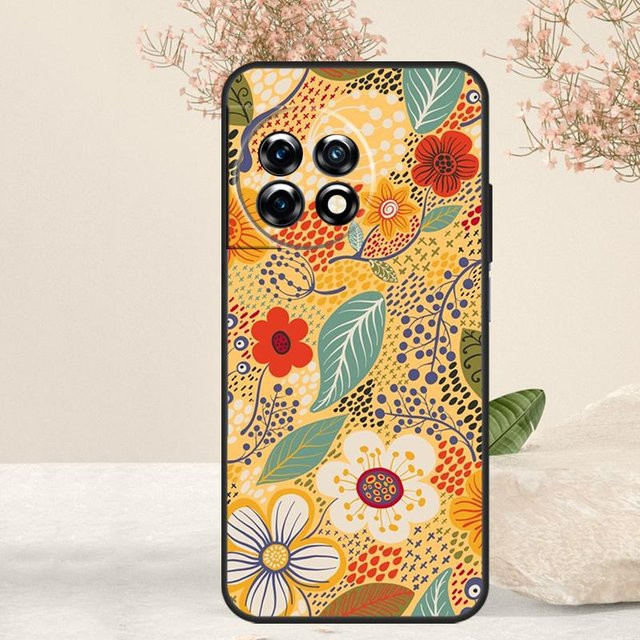OnePlus Handyhülle Blumen-Charme Secret Garden Design in Multicolour für verschiedene OnePlus Modelle - Bild 1