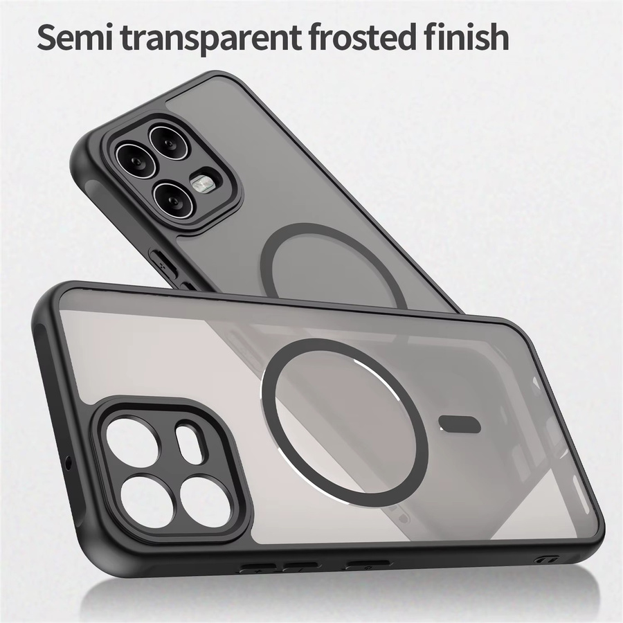 Magnetische Handyhülle für T-Mobile REVVL 8 Pro und T Phone 3 Pro mit buntem Design in Schwarz und Lila, mattiert - Bild 2